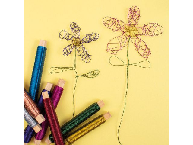 Metalltråd 8 färger