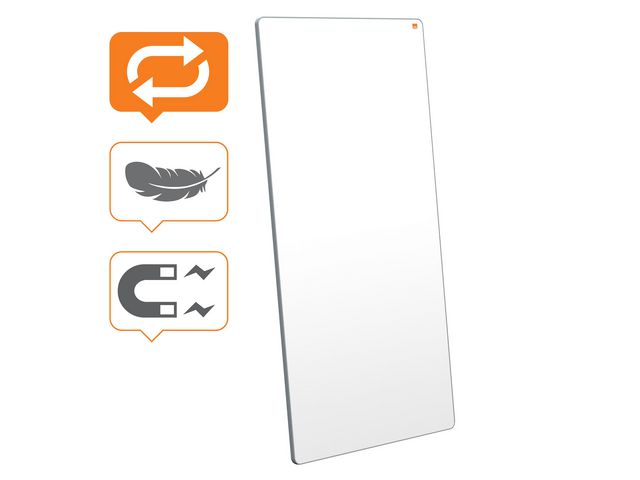 Whiteboard NOBO MoveMeet vit 180x90cm