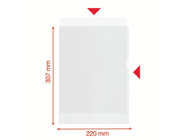 Aktmapp ESSELTE recy A4 0,10mm 100/fp