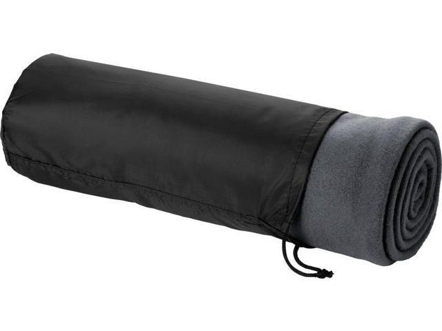 Fleecepläd Huggy I påse mörkgrå