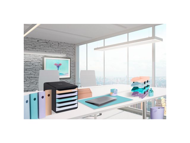 Blankettbox EXACOMPTA BIGBOX 4 låd paste