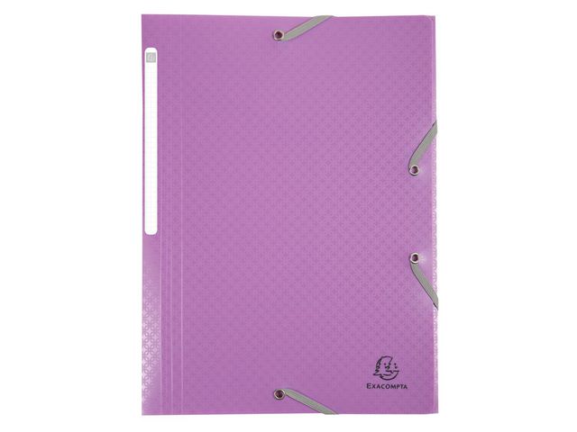 Gummibandsmapp EXACOMPTA 3-k PP A4 4/fp