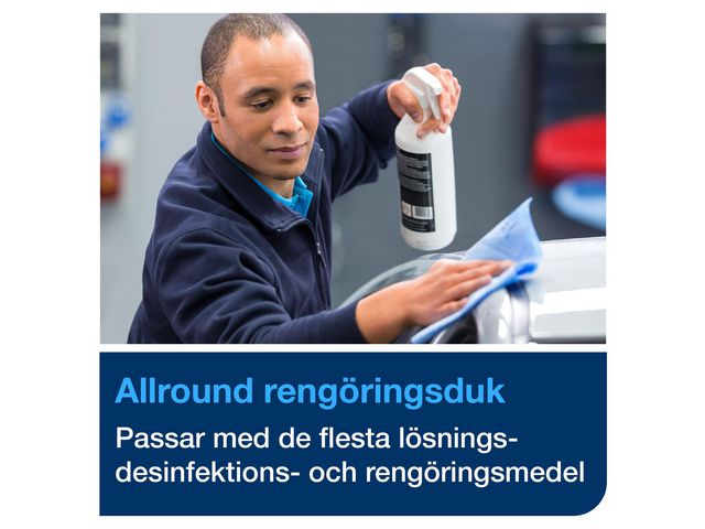 Rengöringsduk TORK W4 Slitstark 90/fp