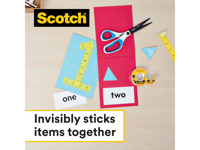 Dubbelhäftande tejp SCOTCH 136D 6mx12mm