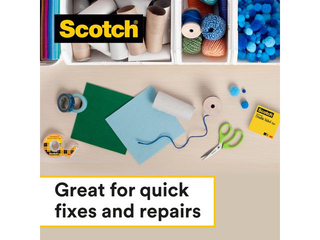 Dubbelhäftande tejp SCOTCH 136D 6mx12mm