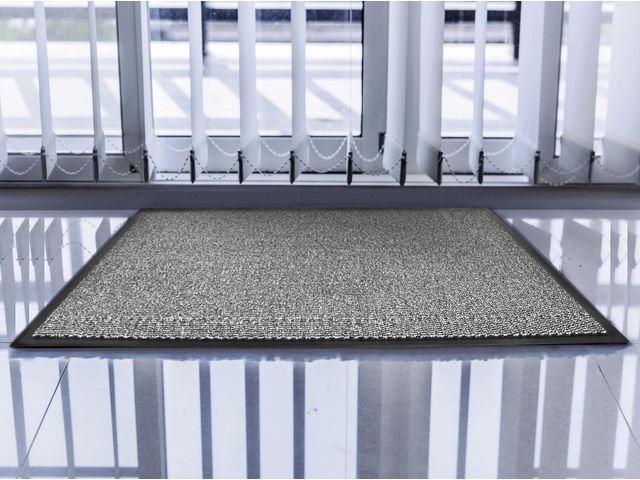 Entrématta Anti slip 120x180cm svart-vit