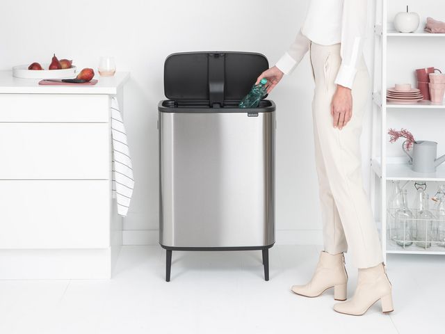 Papperskorg BRABANTIA Bo Touch 60L stål