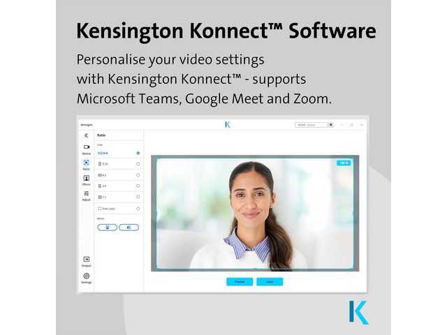 Webbkamera KENSINGTON W2000 1080P