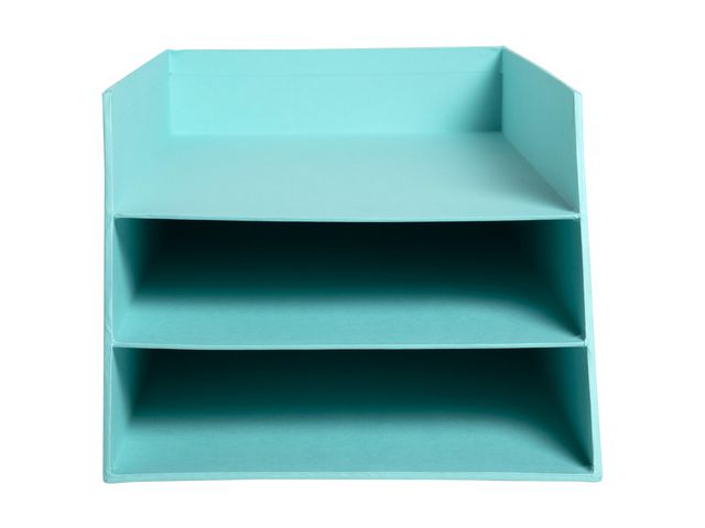 Brevkorg EXACOMPTA TEKSTO 3 fack grön