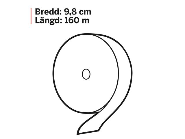 Toalettpapper Plus Gigant S 160m 12/fp