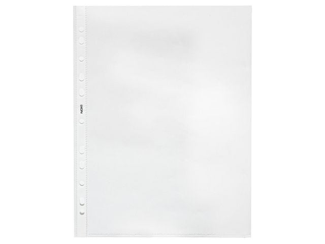 Plastficka NOKI A4 klar 0,10mm 100/fp
