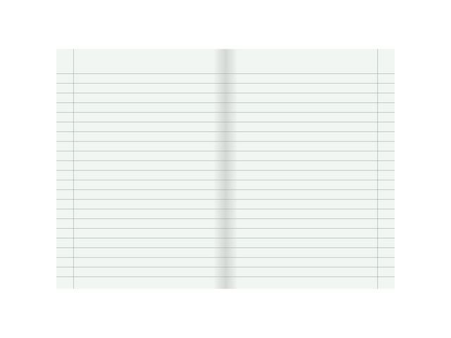 Skrivhäfte A5 linjerat 8,5mm röd