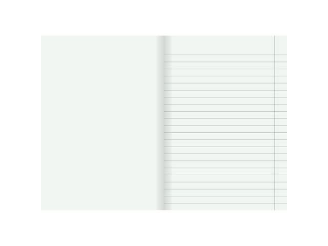 Skrivhäfte A5 olinj/linj. 8,5mm grön