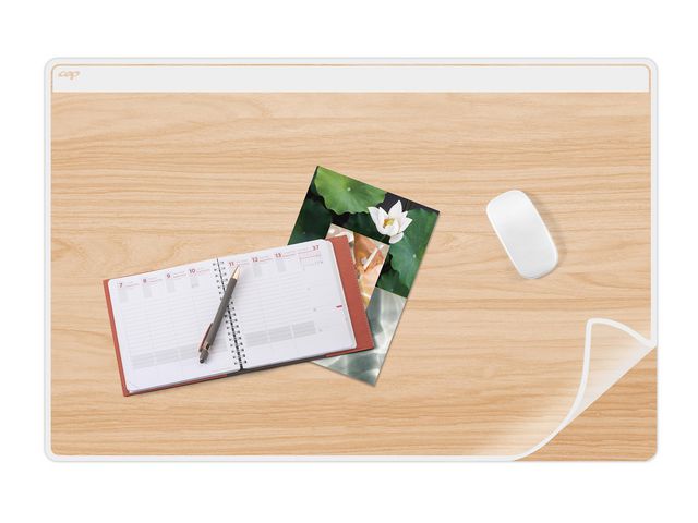 Skrivunderlägg CEP Sliva vit/bok