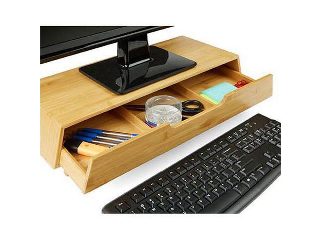 Skrivbordsförvaring CEP Silva Bambu