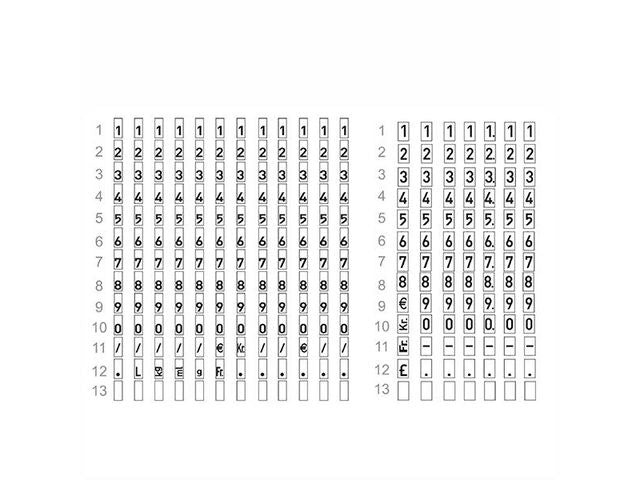Prismärkare METO Classic1932L 32x19 2rad