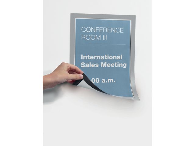 Magnetram DURAFRAME A4 silv 5/fp