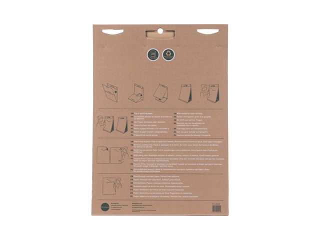 Blädderblock EARTH självh 50x58,5cm 6/fp