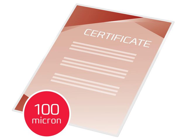 Laminat GBC A4 100mic klar 100/fp