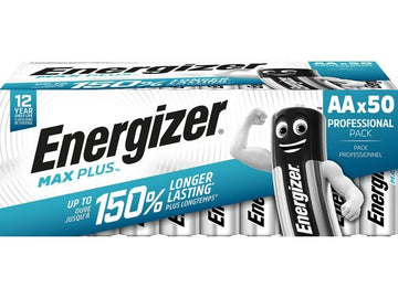 Batteri Energizer Max Plus AA 50-pack