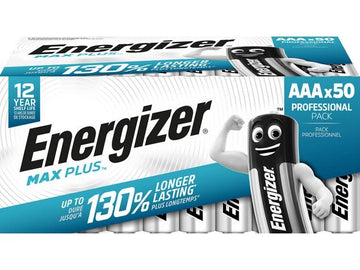 Batteri Energizer Max Plus AAA 50-pack