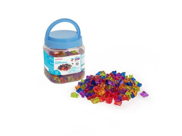 Transperanta räknestenar 150-pack