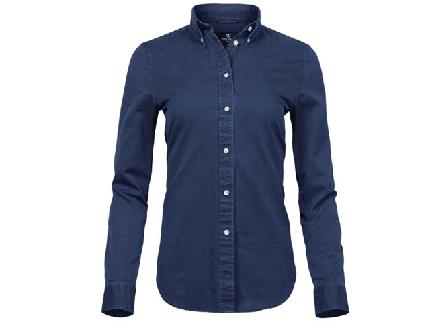 Skjorta Denimblå Dam L