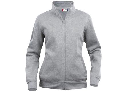Basic Cardigan Dam Gråmelerad L