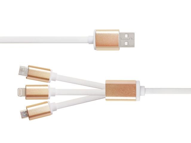 Adapter USB - A - Lightning/USB - C/USB - micro