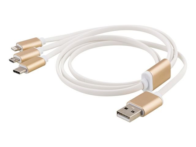 Adapter USB - A - Lightning/USB - C/USB - micro