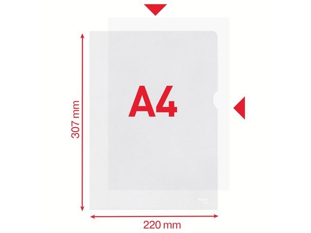 Aktmapp ESSELTE kraftig A4 0,18 ofärgad