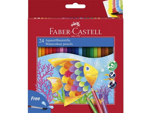 Akvarellpenna FABER - CASTELL 24 färger