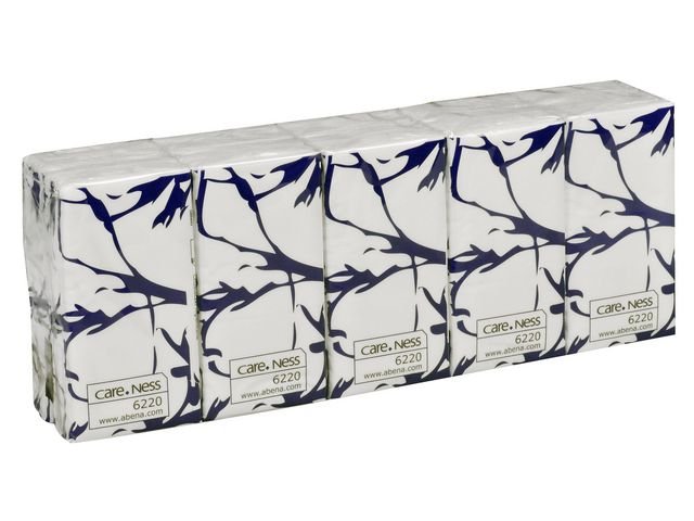 Ansiktsservett ABENA näsduk 10x10/fp