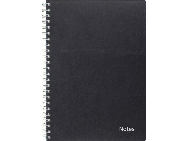 Anteckningsbok BURDE A5 kart svart - 6125