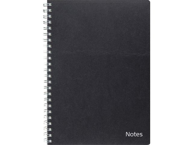 Anteckningsbok BURDE A6 kart svart - 6126