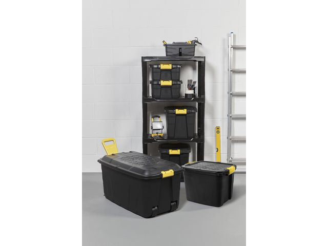 Plastlåda STRATA Heavy Duty m hjul 145 L