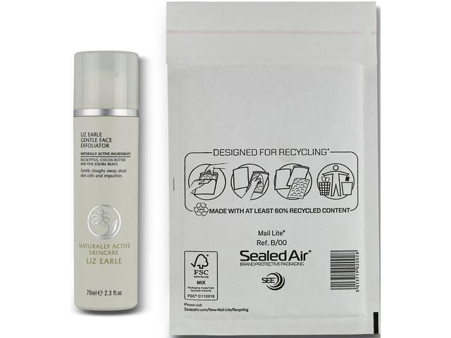 Bubbelpåse B/00 120x210mm vit 100/fp