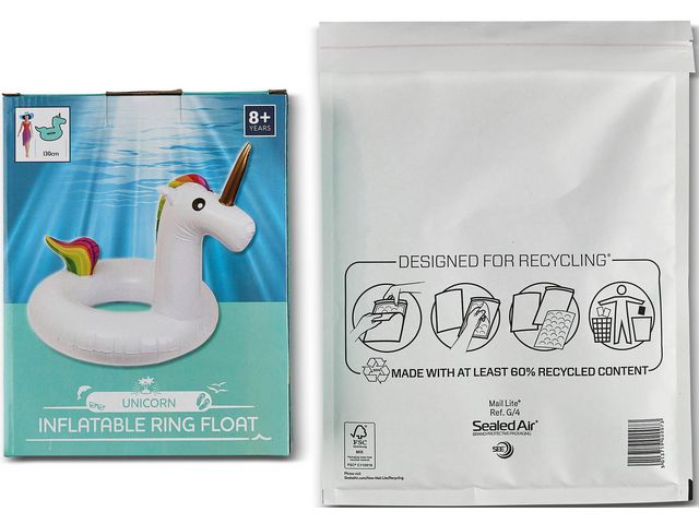 Bubbelpåse G4 240x330mm vit 50/fp