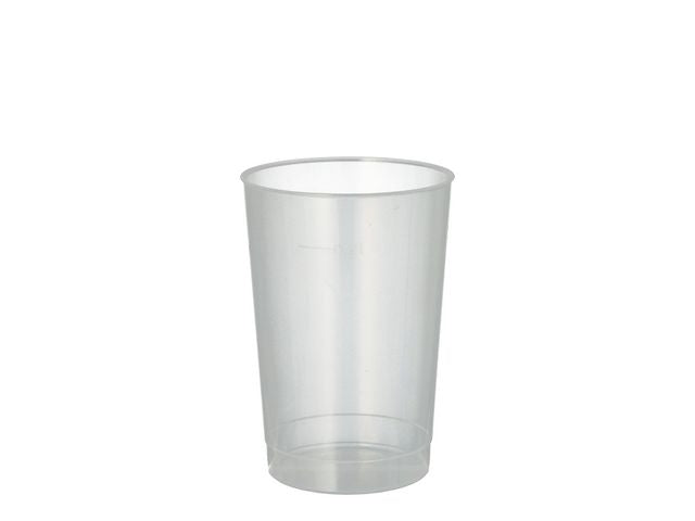 Plastglas återanvändbara 20cl 40/fp