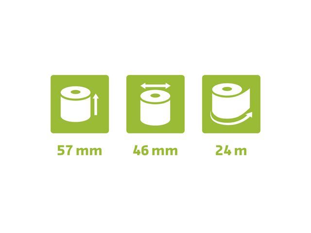 Thermorulle EXACOMPTA fenolfri 57x46mm