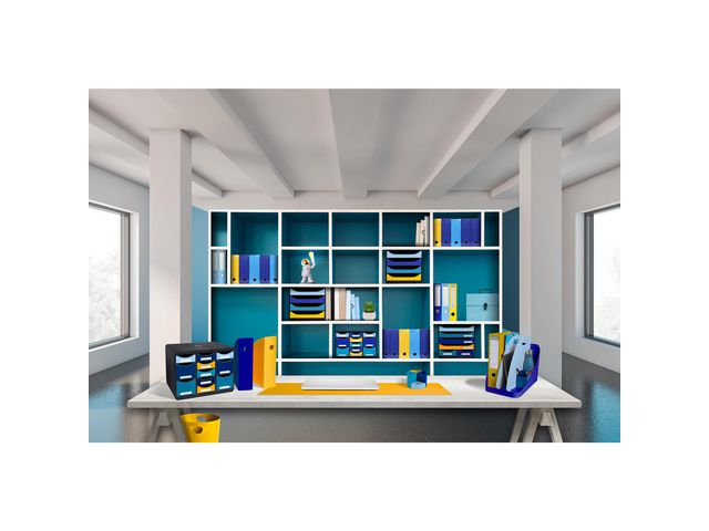 Papperskorg EXACOMPTA BeeBlue 15L blå