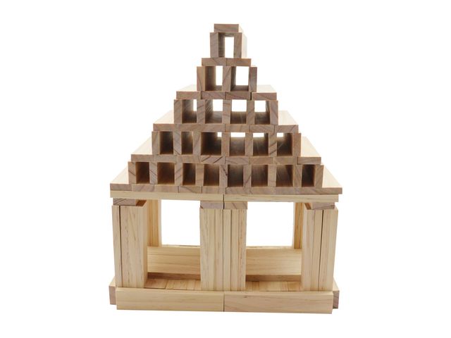 Byggklossar trä 12x2,5x0,8 cm 1000st