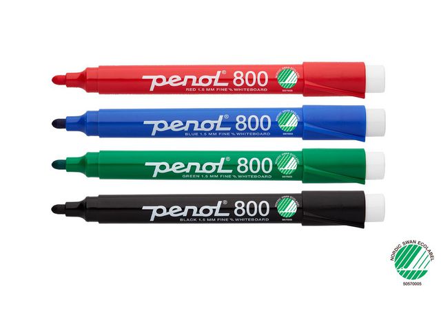 Whiteboardpenna PENOL 800 rund grön