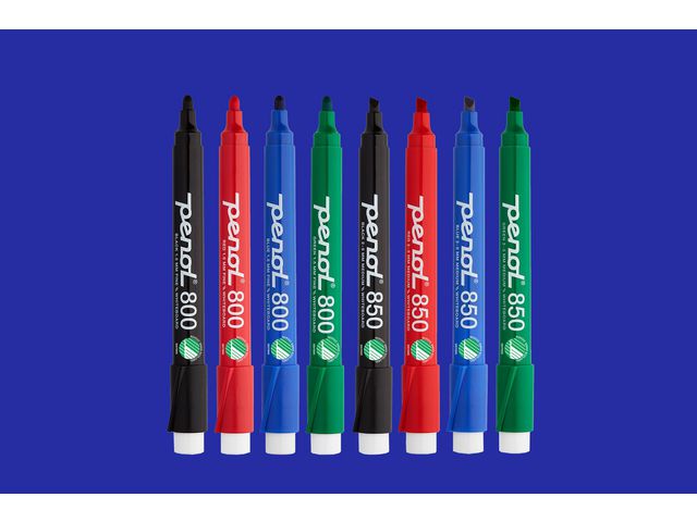 Whiteboardpenna PENOL 800 rund svart