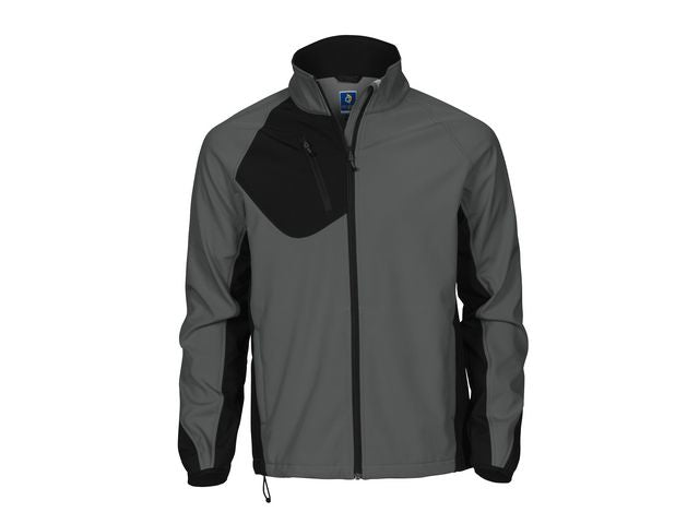 Softshelljacka herr Projob 2422 mgrå 3XL