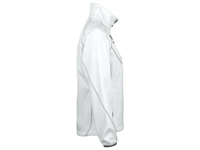 Softshelljacka dam Projob 2423 vit 2XL