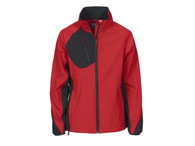 Softshelljacka dam Projob 2423 röd M