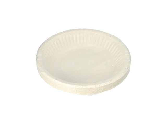 Tallrik PAPSTAR djup Ø190x30mm vit 12/fp