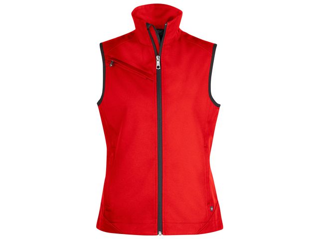 Softshellväst TEXSTAR WV79 dam röd M