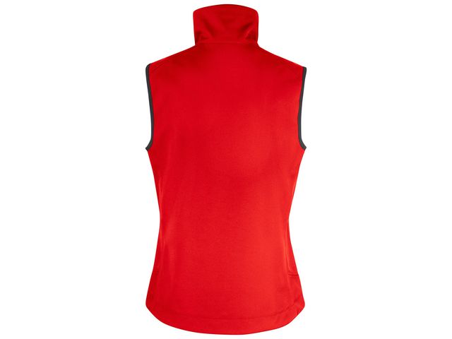 Softshellväst TEXSTAR WV79 dam röd 2XL